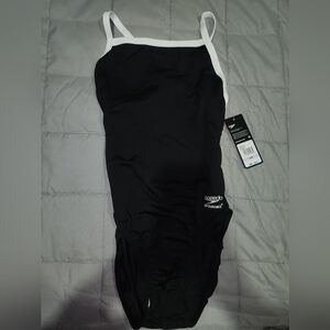 Speedo Women's Swimsuit One Piece Endurance+ Pro Solid Adult Team Black 6/32 $75